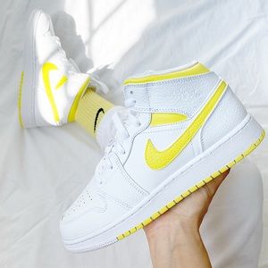 Nike custom air jordan 1 mid sneakers